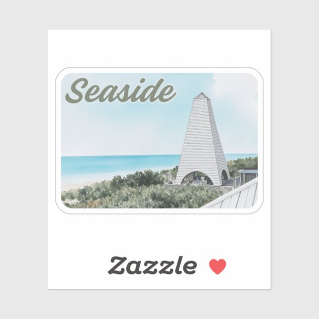 Seaside 30A Florida Watercolor (Sheet)
