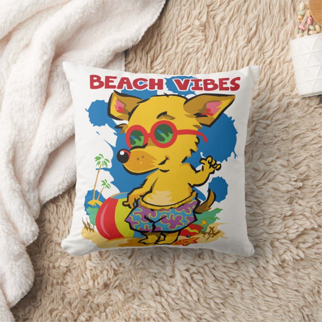 Seaside Adventures: Kids' Summer Beach Cushion (Blanket)