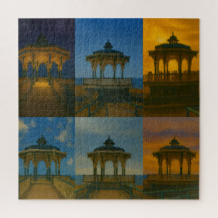 Seaside Bandstand Through Time Jigsaw Puzzle