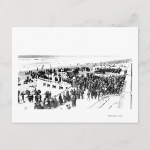 Seaside Beach and Promenade Photograph 2 Postcard