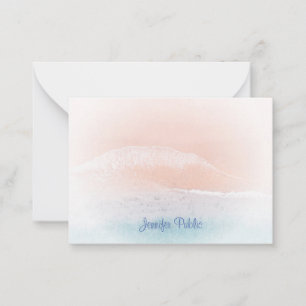 Seaside Beach Sand Monogram Hand Script Template