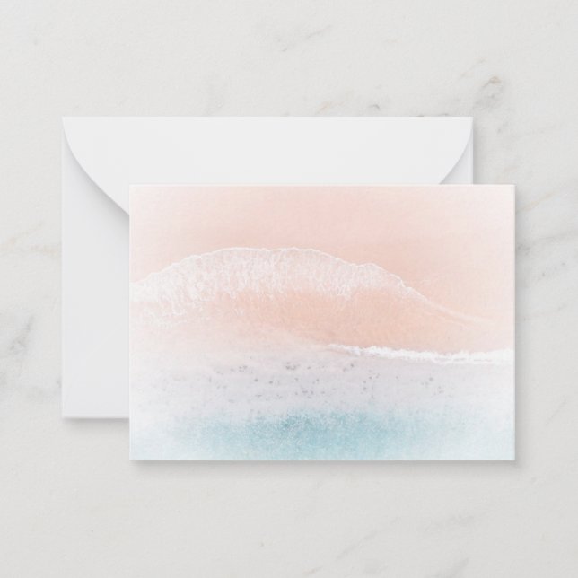 Seaside Beach Sand Sea Nature Custom Template (Front)