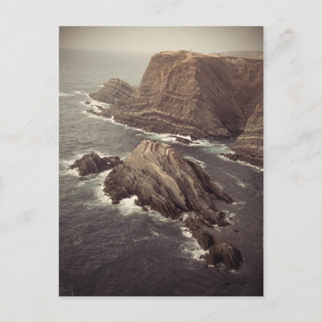 Seaside Cape Vintage Postcard (Front)