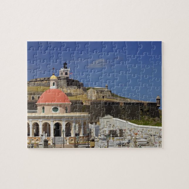 Seaside cemetery of Puerto Rico Jigsaw Puzzle (Horizontal)