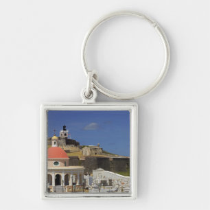 Seaside cemetery of Puerto Rico Key Ring