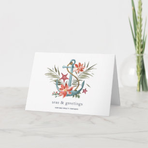 Seaside Corporate Holiday Card