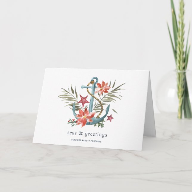 Seaside | Corporate Holiday Card (Front)