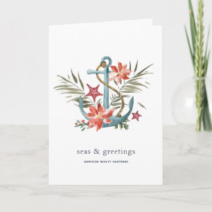 Seaside Corporate Holiday Card