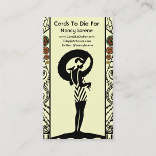 Seaside Deco in Yellow and Orange Business Card