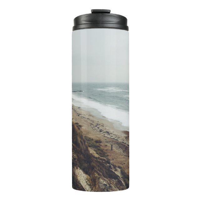 SEASIDE DURING DAYTIME THERMAL TUMBLER (Front)