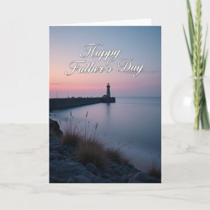 Seaside Fathers Day Beacon Card