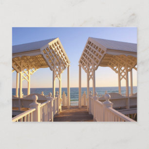 Seaside, Florida Beach Access Sunset Postcard