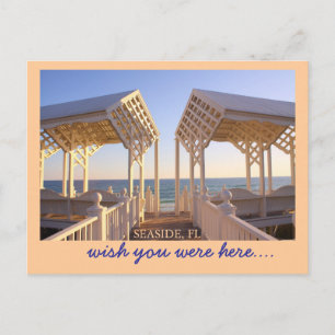 Seaside, Florida Beach Access Wish You Were Here Postcard