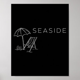 Seaside Florida Panhandle 30A Beach Poster