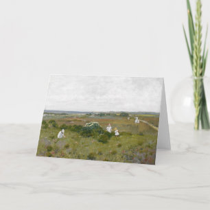 Seaside Flowers   William Merritt Chase Card