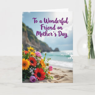 Seaside Friend Mothers Day Card
