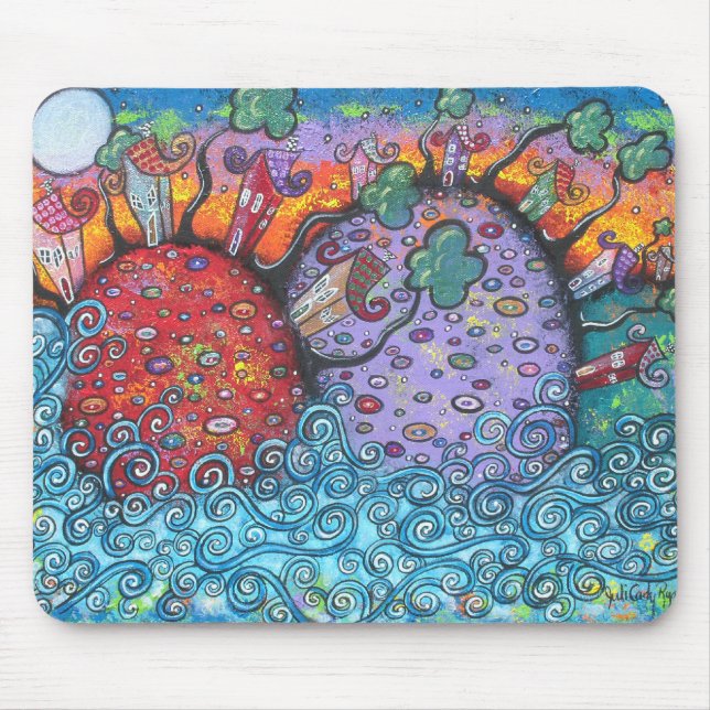 Seaside Harmony Mouse Pad (Front)