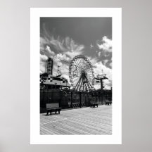 Seaside Heights Boardwalk Ferris Wheel Poster