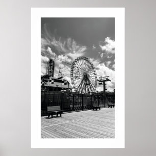 Seaside Heights Boardwalk Ferris Wheel Poster