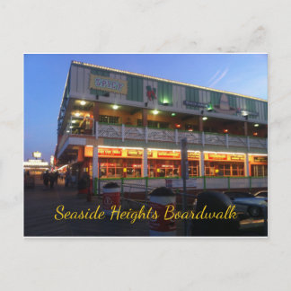 Seaside Heights Boardwalk Spicy's Cantina Bar Postcard