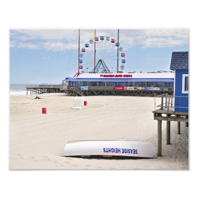 Seaside Heights Ferris Wheel Photo Print (Front)