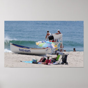 Seaside Heights Lifeguard Poster