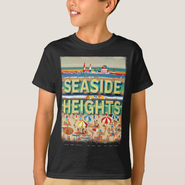 Seaside Heights New Jersey Nj Beachside Bliss Sd26 T-Shirt (Front)