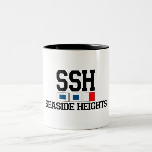 Seaside Heights. Two-Tone Coffee Mug