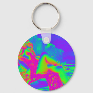 Seaside Holiday Key Ring
