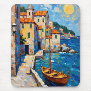 Seaside in Europe Mouse Pad