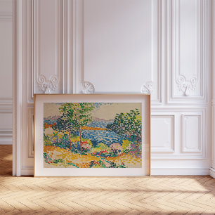 Seaside in the Mediterranean Henri-Edmond Cross Poster