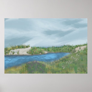 Seaside Inlet Canvas Print