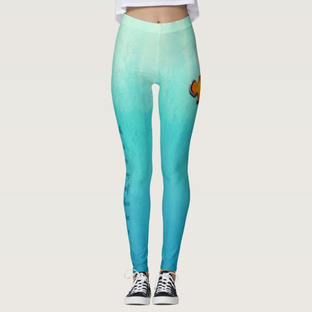 Seaside Inspirations Ombre Leggings (Front)