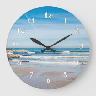 Seaside landscape, beautiful wall clock