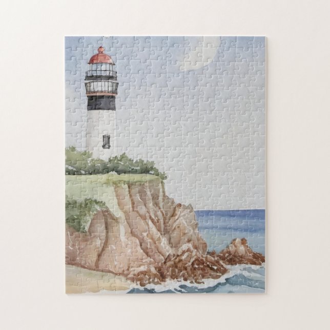 Seaside landscape in summer jigsaw puzzle (Vertical)
