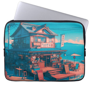 Seaside Lofi Dreams Laptop Sleeve