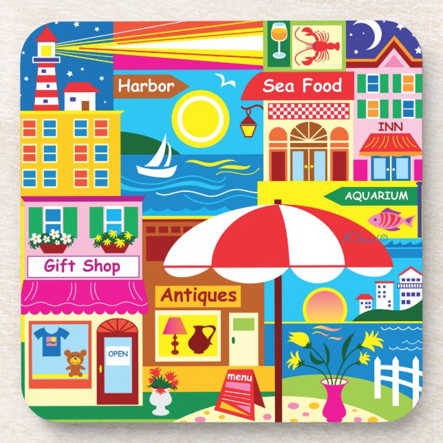 Seaside Memories Coaster (Front)
