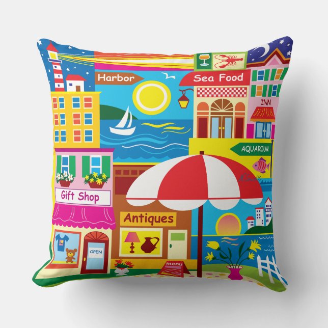 Seaside Memories Cushion (Front)