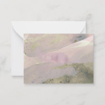 "Seaside Memories":Original Abstract Art Note Card