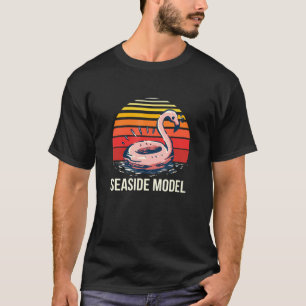 Seaside Model Beach Bum Content Creator Sea Blogge T-Shirt