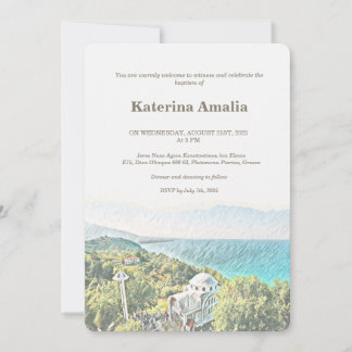 Seaside Mosaic Invitation