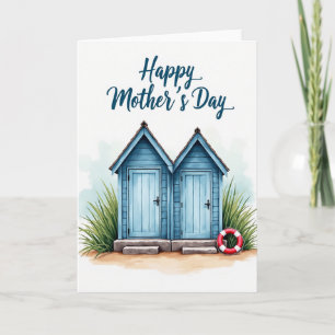 Seaside Mothers Day Cabana Card