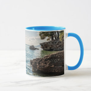 Seaside of Riviera Makarska in Croatia Mug