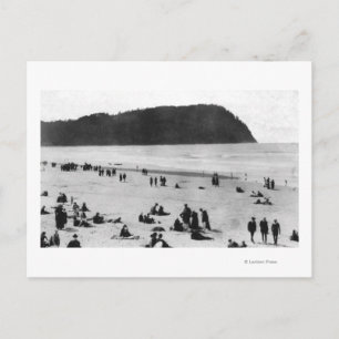 Seaside, Oregon Beach and Tillamook Head Postcard