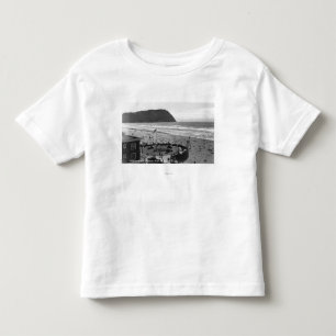 Seaside, Oregon Beach Scene from Air Photograph Toddler T-Shirt