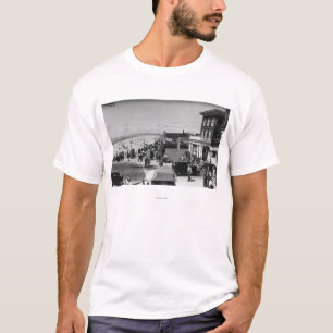 Seaside, Oregon North Prominade View Photograph T-Shirt