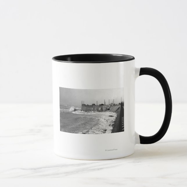 Seaside, Oregon Sou Wester Wave and Turnaround Mug (Right)