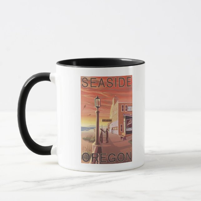 Seaside, OregonAquarium View Mug (Left)