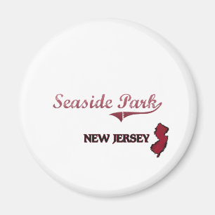 Seaside Park New Jersey City Classic Magnet