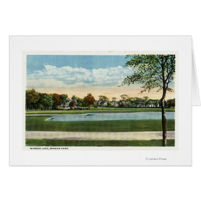 Seaside Park View of Mirror Lake (Front Horizontal)